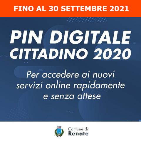 PIN digitale del cittadino - Aggiornamento disposizioni